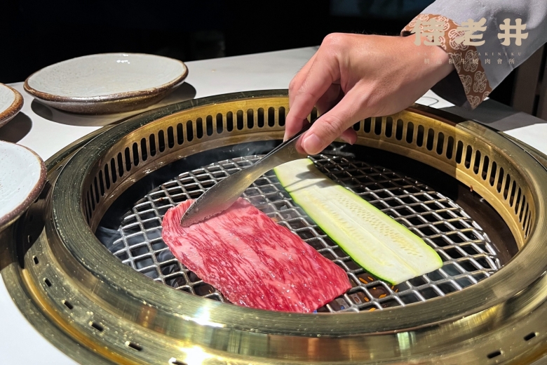 【侍老井  和牛外臀肉佐櫛瓜】(Image)